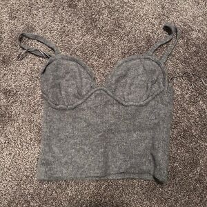 Zara grey tank top
